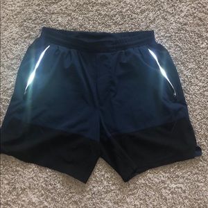 Navy & black lululemon mens shorts medium
